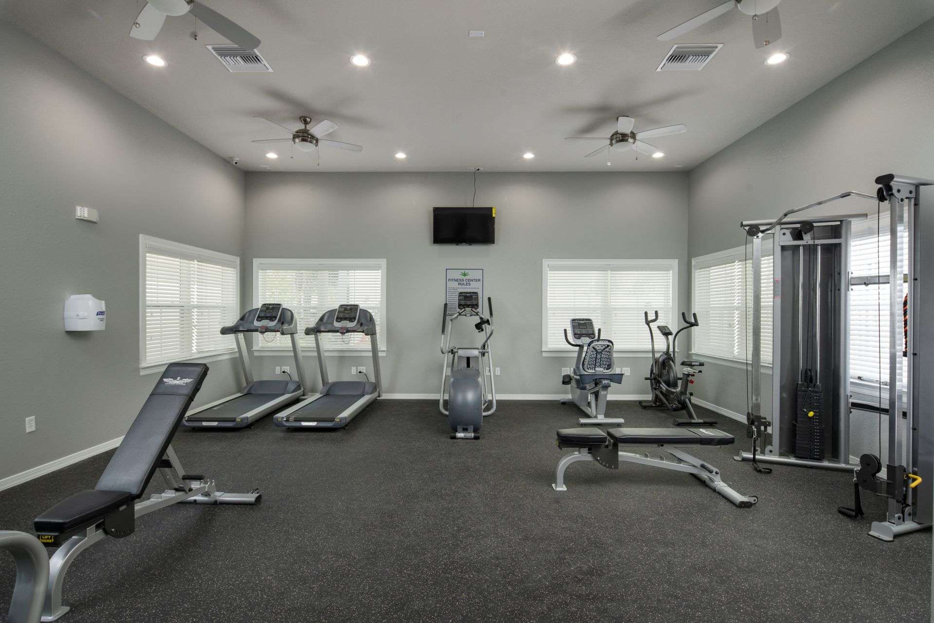 Stay healthy in our state of the art workout room